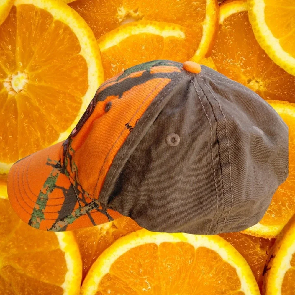 RAM Truck Camo Orange Green Baseball Cap Hat Adjustable Strap‎ Men